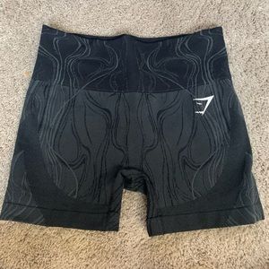 Gymshark mercury seamless shorts black size small